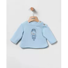 Sudadera azul bebé